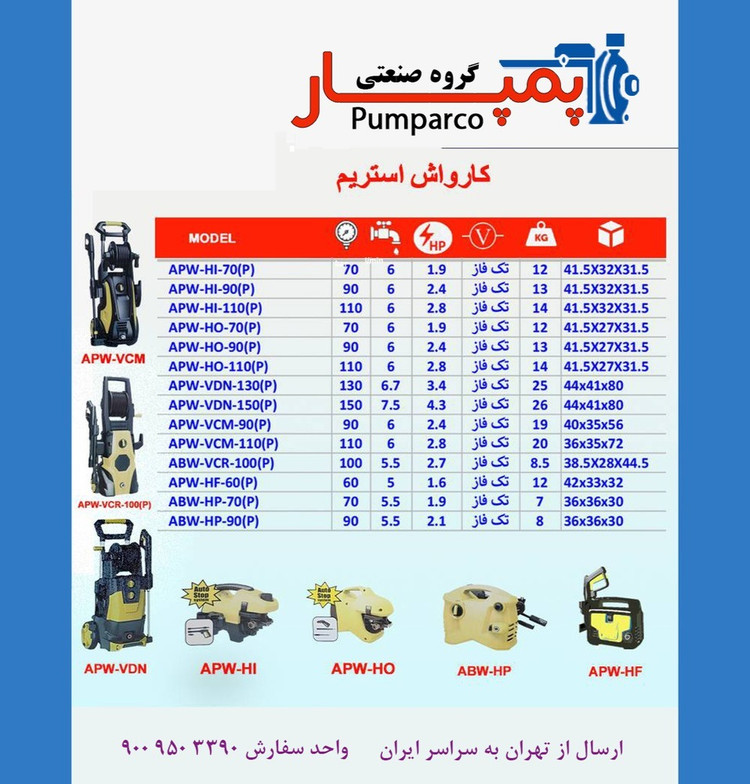 کارواش استریم مدل APW-HO