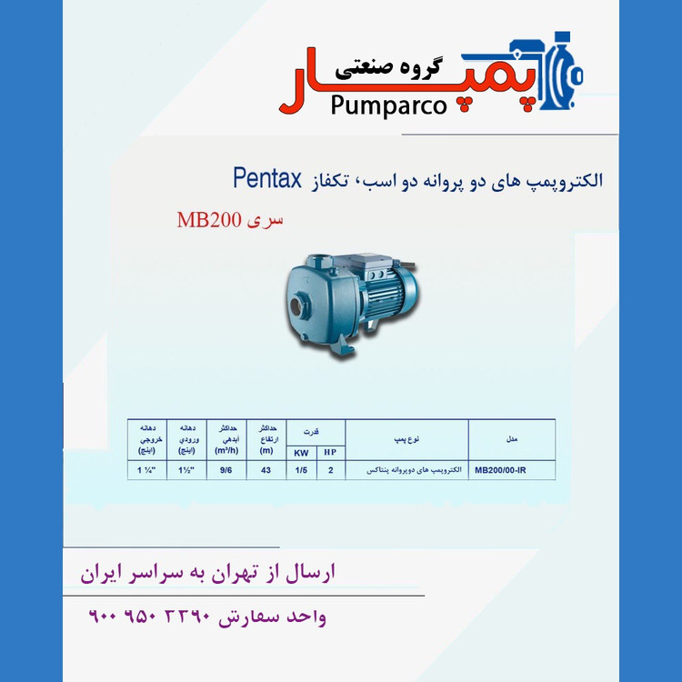 پمپ حانگی دو اسب